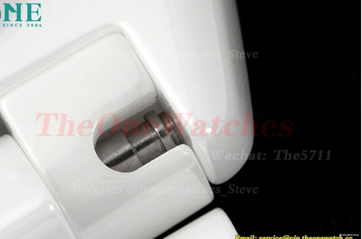 Swiss J12 Cer 33mm Ceramic Dia Dial White Quartz XF Ladies 0514